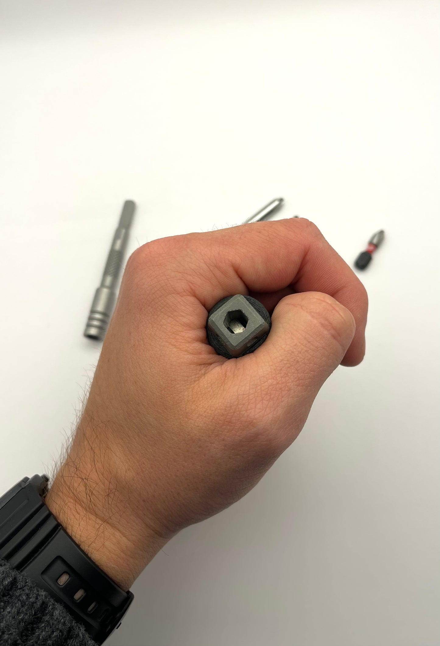 Stainless Steel 1/4” Bit Driver